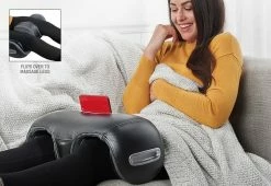 Best deal 🎁 Deluxe Knee and Leg Massager with Heat by Qualimax Marketing Inc 🥰