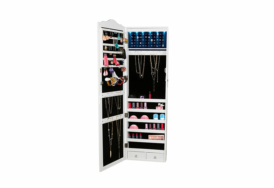 New 𧨠Full Length Jewelry Storage Mirror by EMS Mind Reader LLC β¨ 1 New 𧨠Full Length Jewelry Storage Mirror by EMS Mind Reader LLC β¨