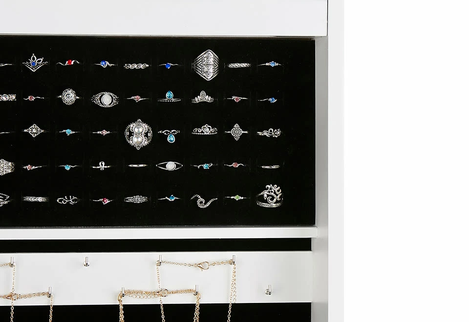 New 𧨠Full Length Jewelry Storage Mirror by EMS Mind Reader LLC ⨠7 New 𧨠Full Length Jewelry Storage Mirror by EMS Mind Reader LLC ⨠- Image 7