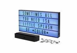 Buy 🥰 Light Up Marquee Box by Amped & Collection Inc. dba Amped & Co 👍 -Cheap Home Store 207863 z4