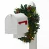 Flash Sale ✔️ Pre-Lit Mailbox Wreath - Green by DI -Garden & Lights Company Limited 🔥