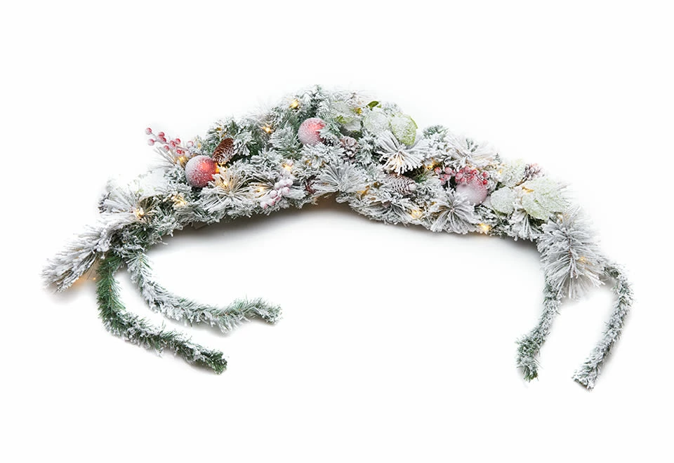 Top 10 π Pre-Lit Mailbox Wreath - Flocked by Sharper Image π 2 Top 10 π Pre-Lit Mailbox Wreath - Flocked by Sharper Image π - Image 2