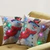 Buy 🛒 LED Snowman Pillows (Set of 2) by Sharper Image 🥰
