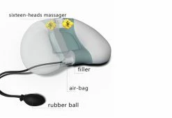 Outlet 😀 Height Adjusting Massage Pillow with Heat by Teleshop Inc. (Beauty Ko LLC) 🌟 -Cheap Home Store 208168 z3