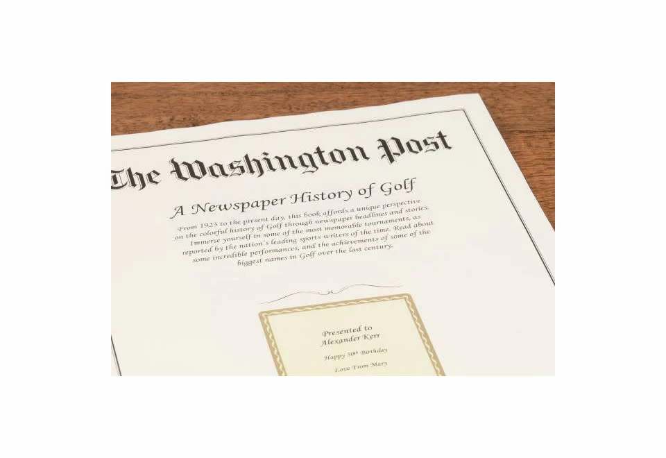 Coupon π The Washington Post Personalized Golf Book by Signature Gifts, Inc. π€© 2 Coupon π The Washington Post Personalized Golf Book by Signature Gifts, Inc. π€© - Image 2
