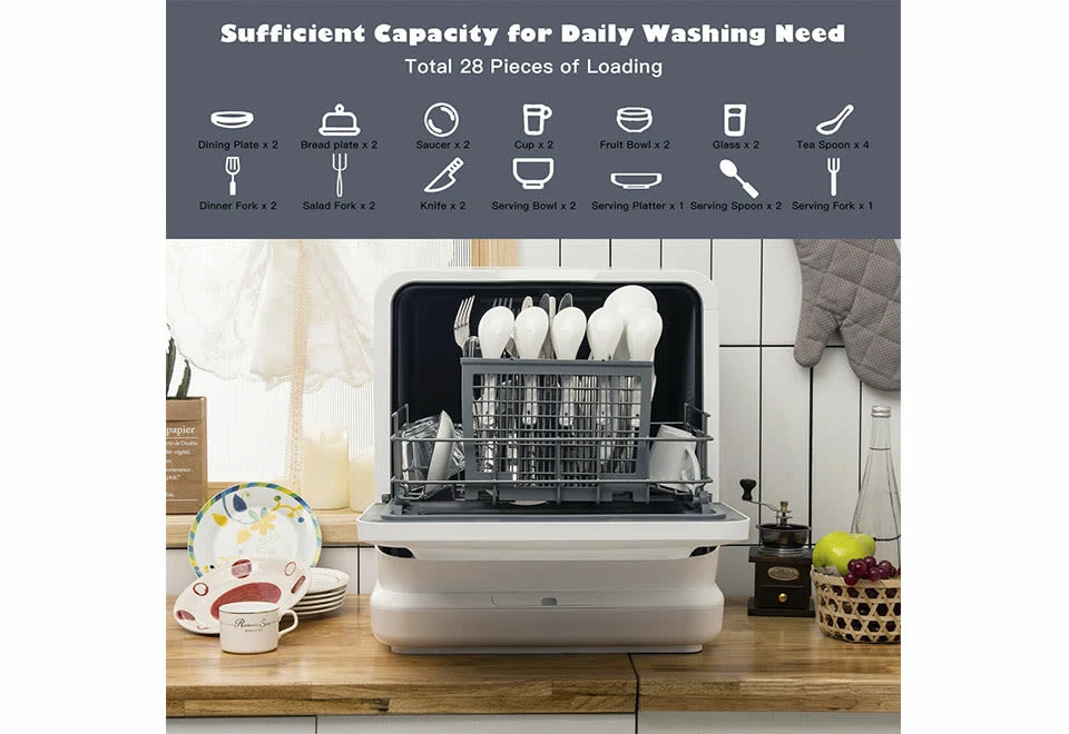Best reviews of π Portable Dishwasher by GoPlus (Costway) π― 5 Best reviews of π Portable Dishwasher by GoPlus (Costway) π― - Image 5