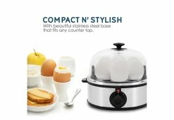 Discount ⌛ Stainless Steel Easy Egg Cooker by MAXI-MATIC, USA 🤩 -Cheap Home Store 208417 z7