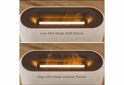 Budget 🛒 Flame Light Aromatherapy Humidifier by Sainstore Inc ⭐ -Cheap Home Store 208453 z3