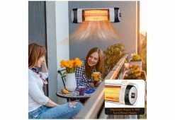 Best Sale 🛒 Wall-Mounted Infrared Heater by GoPlus (Costway) 😉 -Cheap Home Store 208456 z7