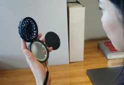 Cheap ⌛ Travel Mirror Fan by Time Concept, Inc. 🛒 -Cheap Home Store 208509 z11