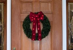 New ⭐ Cordless Light-Up Holiday Ribbon by LCM Direct ❤️ -Cheap Home Store 208538 z4