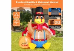 Coupon 🤩 6-Ft. Inflatable Turkey by GoPlus (Costway) ✨ -Cheap Home Store 208695 z3