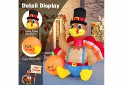 Coupon 🤩 6-Ft. Inflatable Turkey by GoPlus (Costway) ✨ -Cheap Home Store 208695 z6
