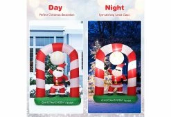 Discount 🥰 7-Ft. Inflatable Disco Santa by GoPlus (Costway) ❤️ -Cheap Home Store 208716 z3