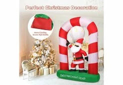 Discount 🥰 7-Ft. Inflatable Disco Santa by GoPlus (Costway) ❤️ -Cheap Home Store 208716 z6